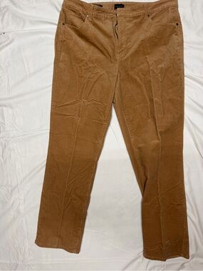 Talbots Women's Corduroy Pants in Camel